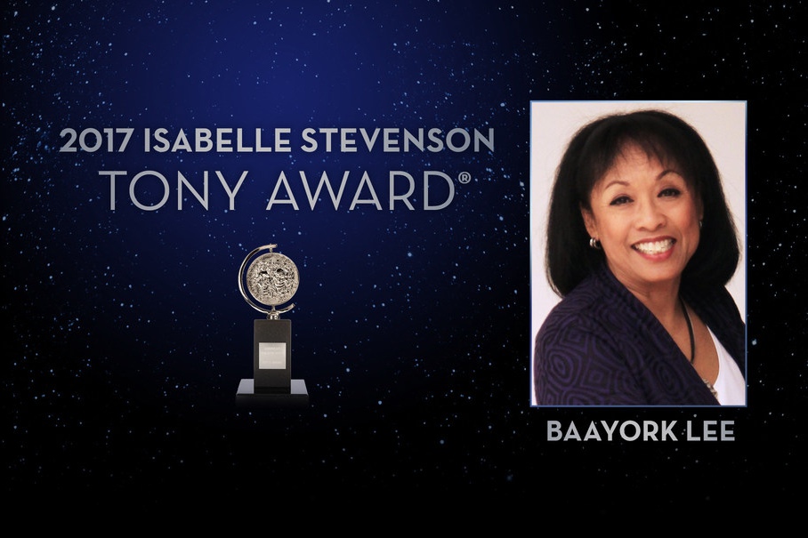 Baayork Lee is the 2017 recipient of the Isabelle Stevenson Tony Award.