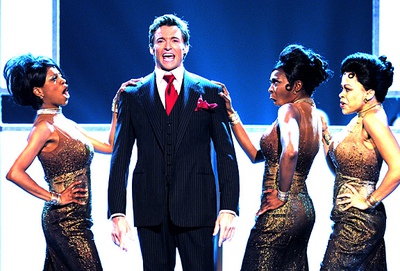 Host Hugh Jackman in the opening number of the 2004 Tony Awards telecast.