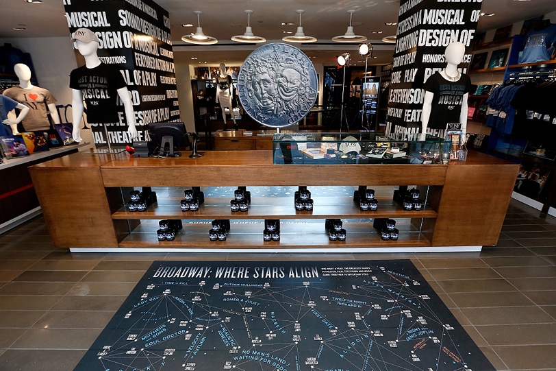 The Tonys Pop-Up Shop at the Paramount Hotel in Midtown Manhattan.